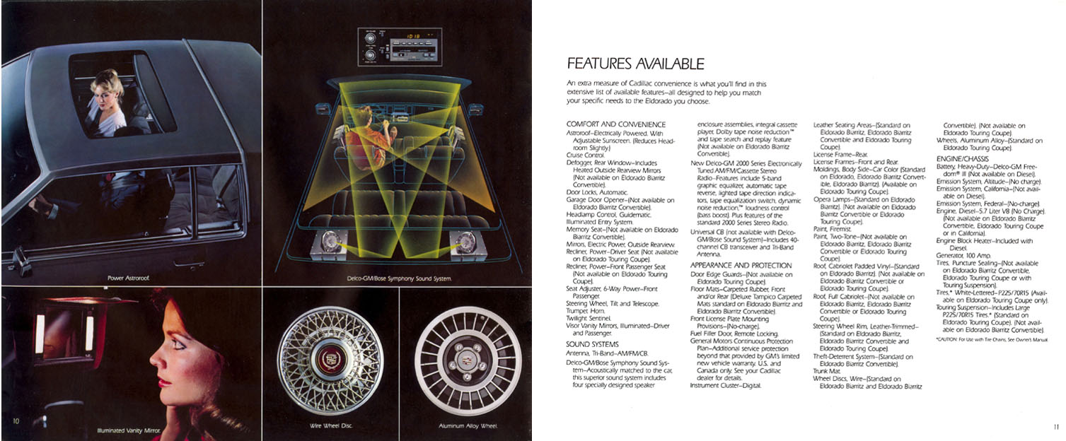 1984 Cadillac Eldorado Brochure Page 4